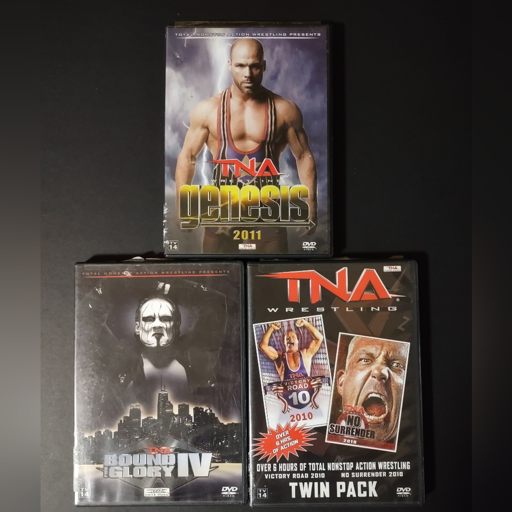 3 TNA Wrestling: Genesis 2011, Bound for Glory IV, Victory Road & No Surrender
